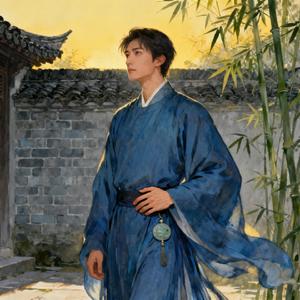得意的笑