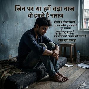 जिन पर था हमें बड़ा नाज, वो हमसे हैं नाराज, दोस्त दगा है बाज