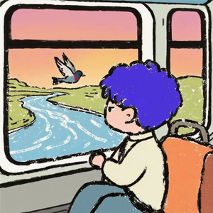 信鸽飞过孔雀河