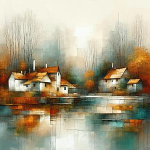 Evening Reveries by the Pool