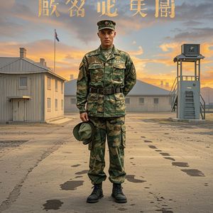 迷彩色的青春