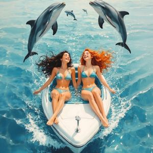 Плыви как дельфины