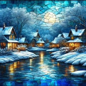 Gentle Flowing Through Shadows