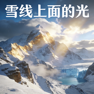 雪线上面的光