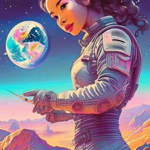 glowing faintly in the gathering gloom.