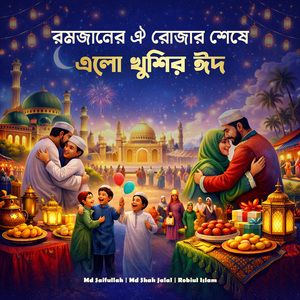রমজানের ঐ রোজার শেষে এলো খুশির ঈদ