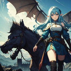 悪に支配された街（占拠、権力者、敵軍、ファンタジー）