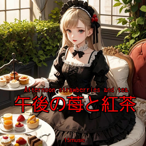 午後の苺と紅茶