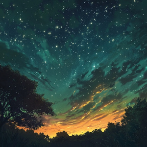 山涧溪水缓缓流淌声