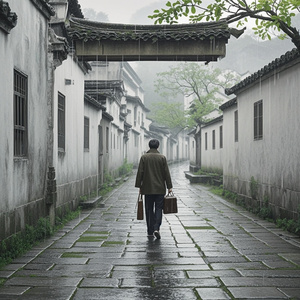 暮春雨巷