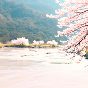 春風に舞う花びら