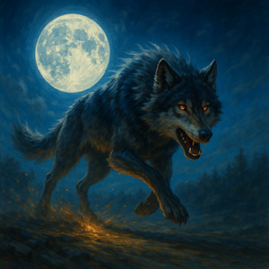 ST NIGHT - The Night Rider Wolf