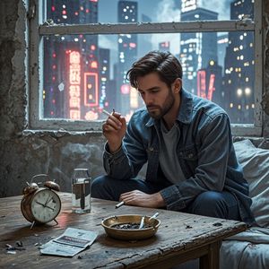 出租屋的烟圈-周海洋