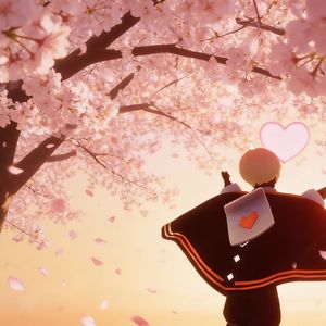 被阳光照耀の樱花