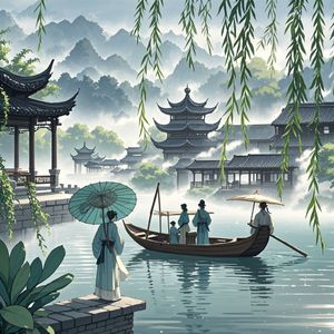 烟雨江南-一念江南秋梦长