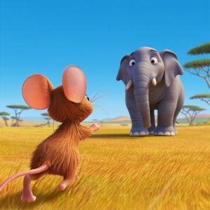Elefantul care se speria de șoareci