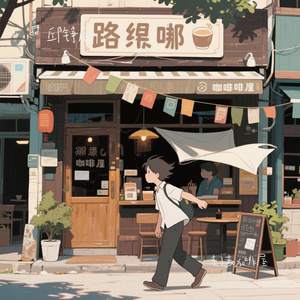 走过咖啡屋