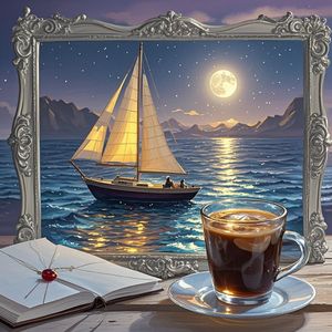 夜海航船-幽兰落影