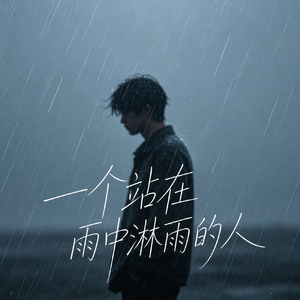 一个站在雨中淋雨的人
