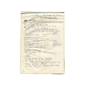 Lonely Stretch (Live at Melbourne University)