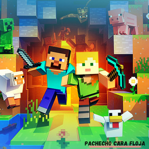 Jugando Minecraft