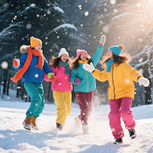 さむくても へっちゃら！ふゆの ともだち