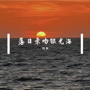 落日亲吻银光海