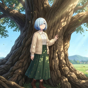 大きな木の下で