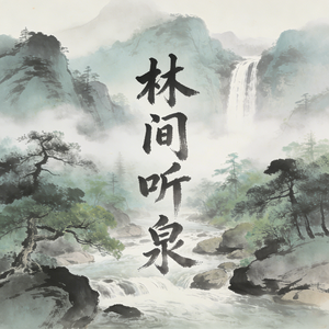 林间听泉