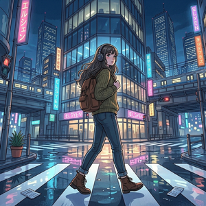 帰り道、イヤホンの中