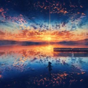 拥抱夕阳（纯音乐）