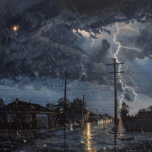 Gentle Rainfall and Thunder Calm