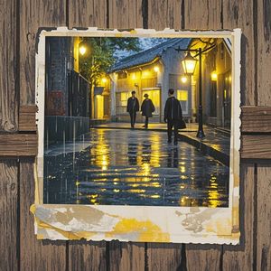 雨里旧相片