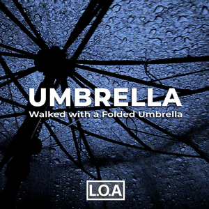 우산을 접고 걸었어