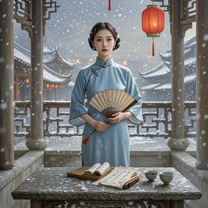 初见画扇-旺旺禾悦