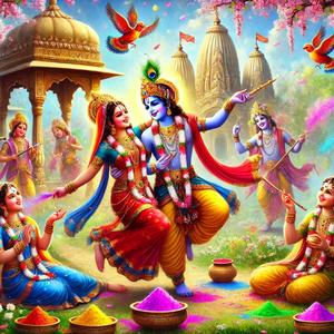 Aao Khele Holi Radha Krishna Ke Sang | आओ खेलें होली राधा कृष्ण के संग।