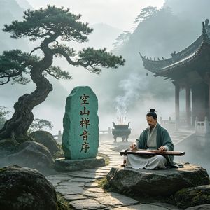 空山禅音序（溪山入梦）