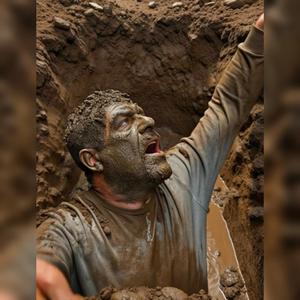 Beneath the dirt but not buried