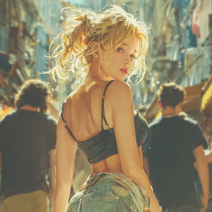 オレンジの夜空