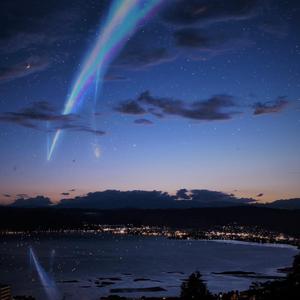 璀璨的夏日夜空