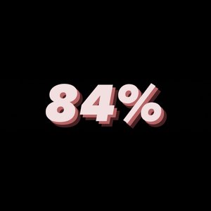 84%