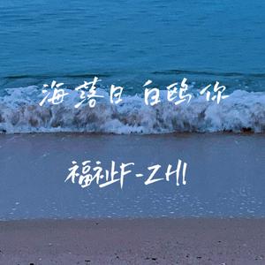 海 落日 白鸥 你