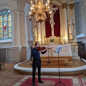 Cello Suite No. 5 in D, BWV 1012 - Transcribed for viola: Gavotte I-II (St. John's Church in Riga) (Rīgas Sv. Jāņa baznīca)