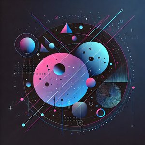 Purple Frogs on an Orange Moon