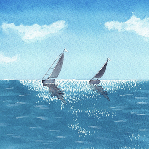Watercolors (Window in the Sky)
