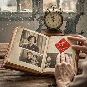 旧相册里的年轮-岁月无声