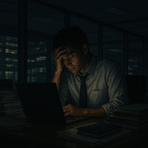 終わらない残業