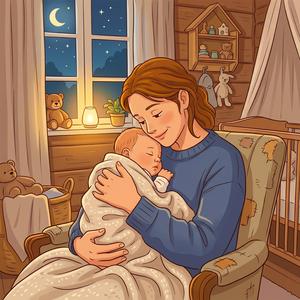 Vaggvisa mammas famn