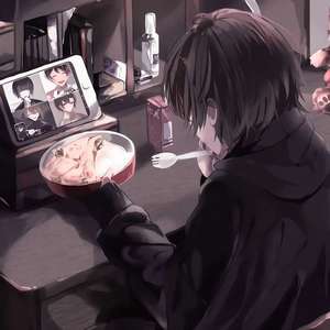 Depressed boy