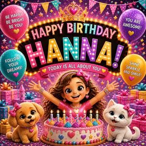 Happy Birthday Hanna